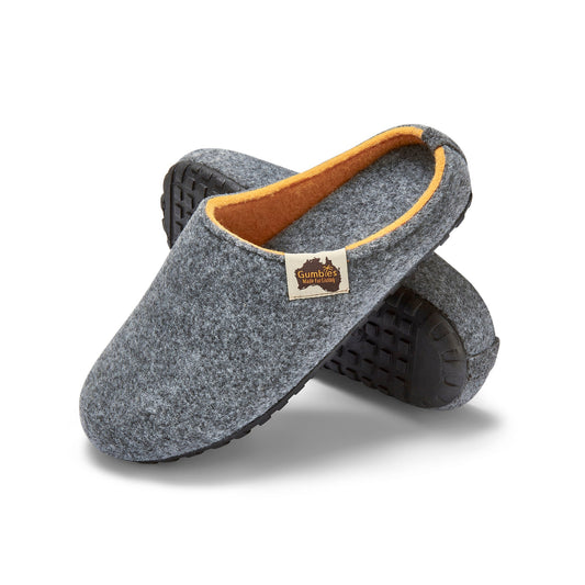Gumbies Outback Grey & Curry Slippers