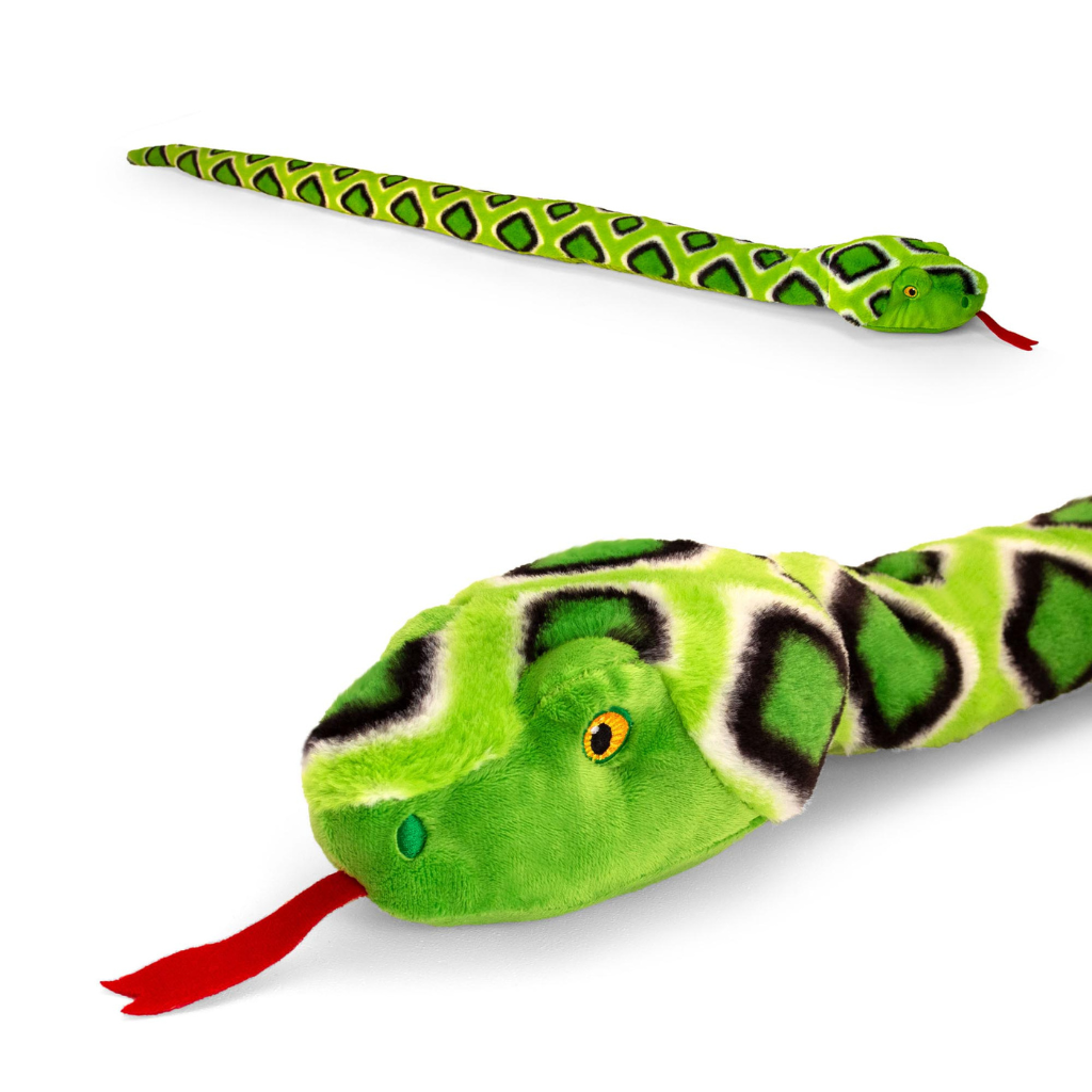 Keeleco Green Snake Soft Toy