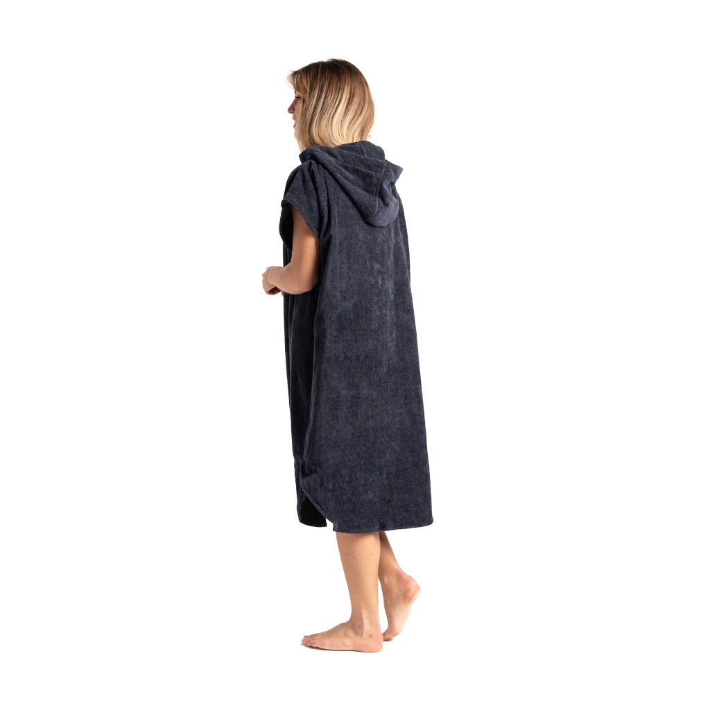 Robie India Ink Black Hooded Changing Robe (Adult)