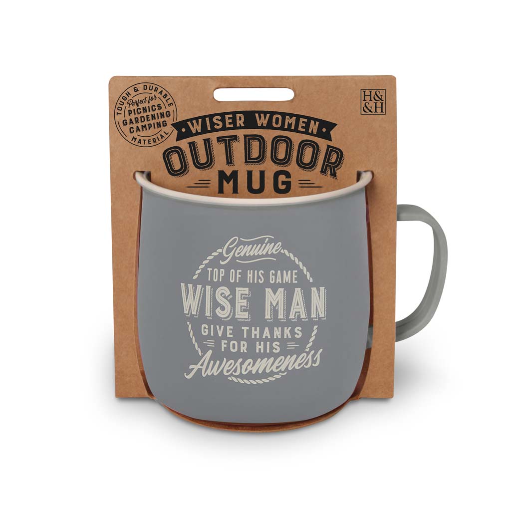 Melamine Wise Man Outdoor Mug