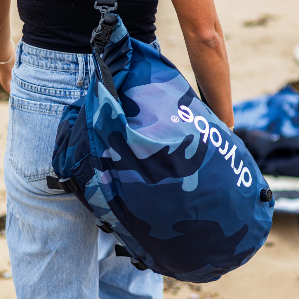 dryrobe Blue Camo Compression Bag