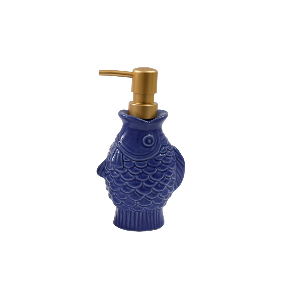 Blue Fish Soap Dispenser