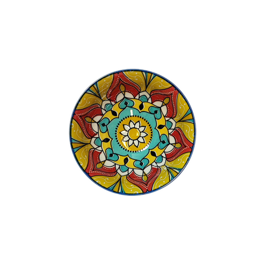 Blue Patterned Dip Bowl (12cm)