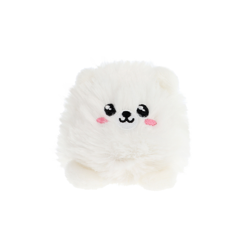 Keel Toys 8cm White Dog Bobball – Keep Cosy1