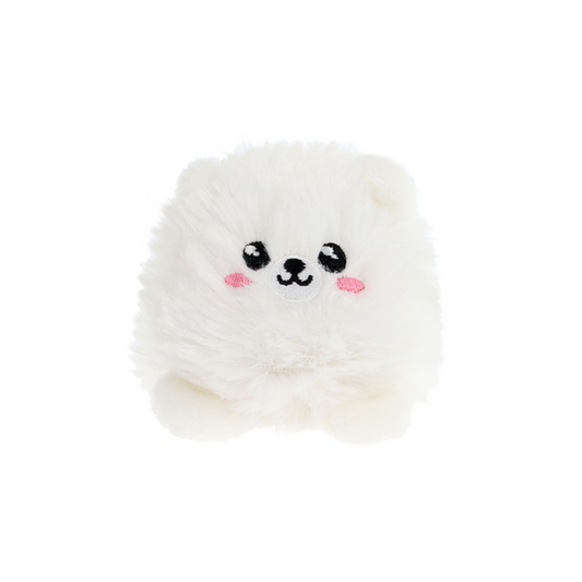Keel Toys 8cm White Dog Bobball