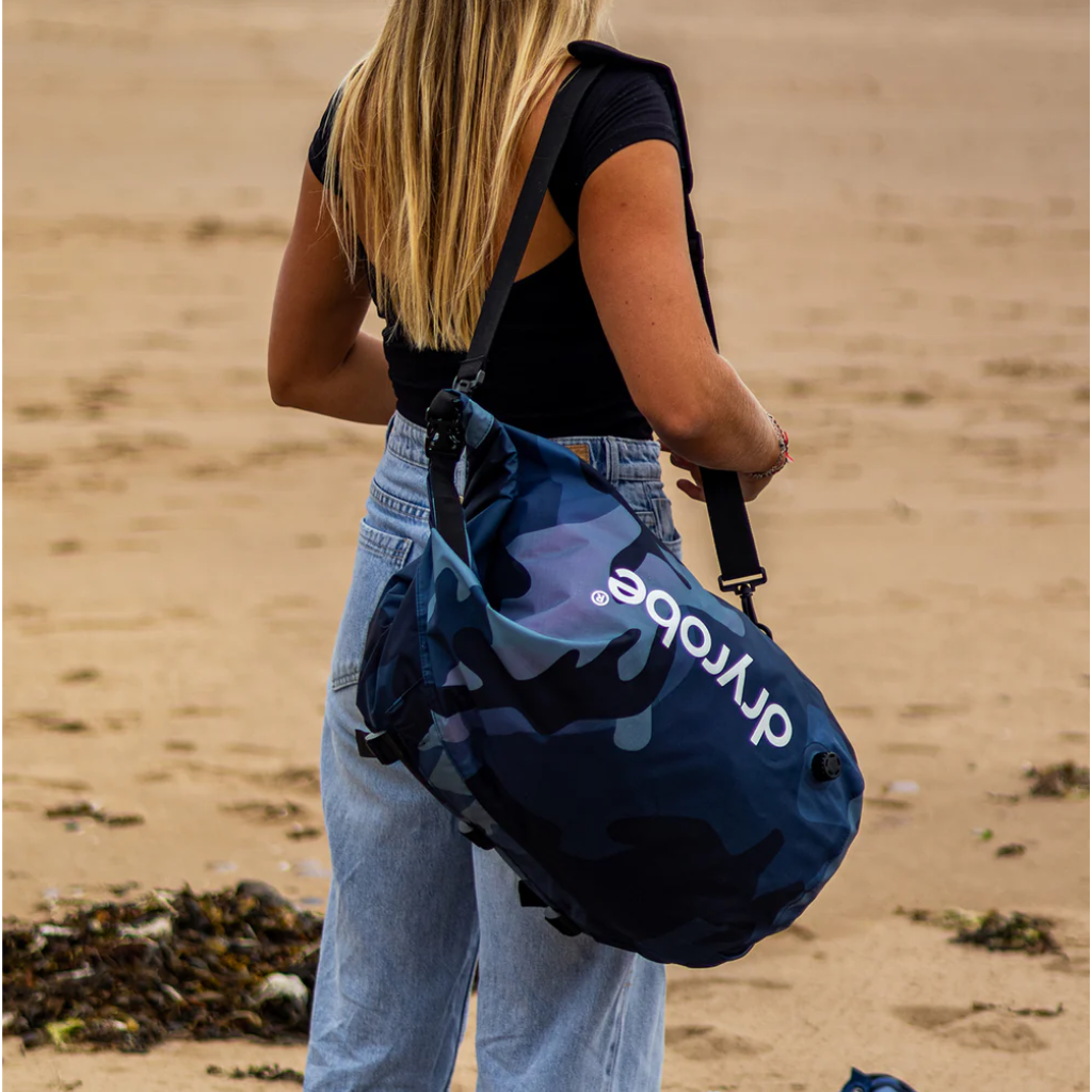 dryrobe Blue Camo Compression Bag