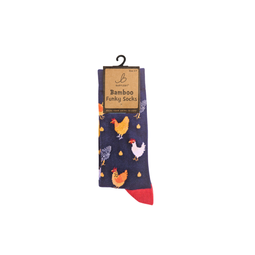Bamboo Chickens Socks (4-7)