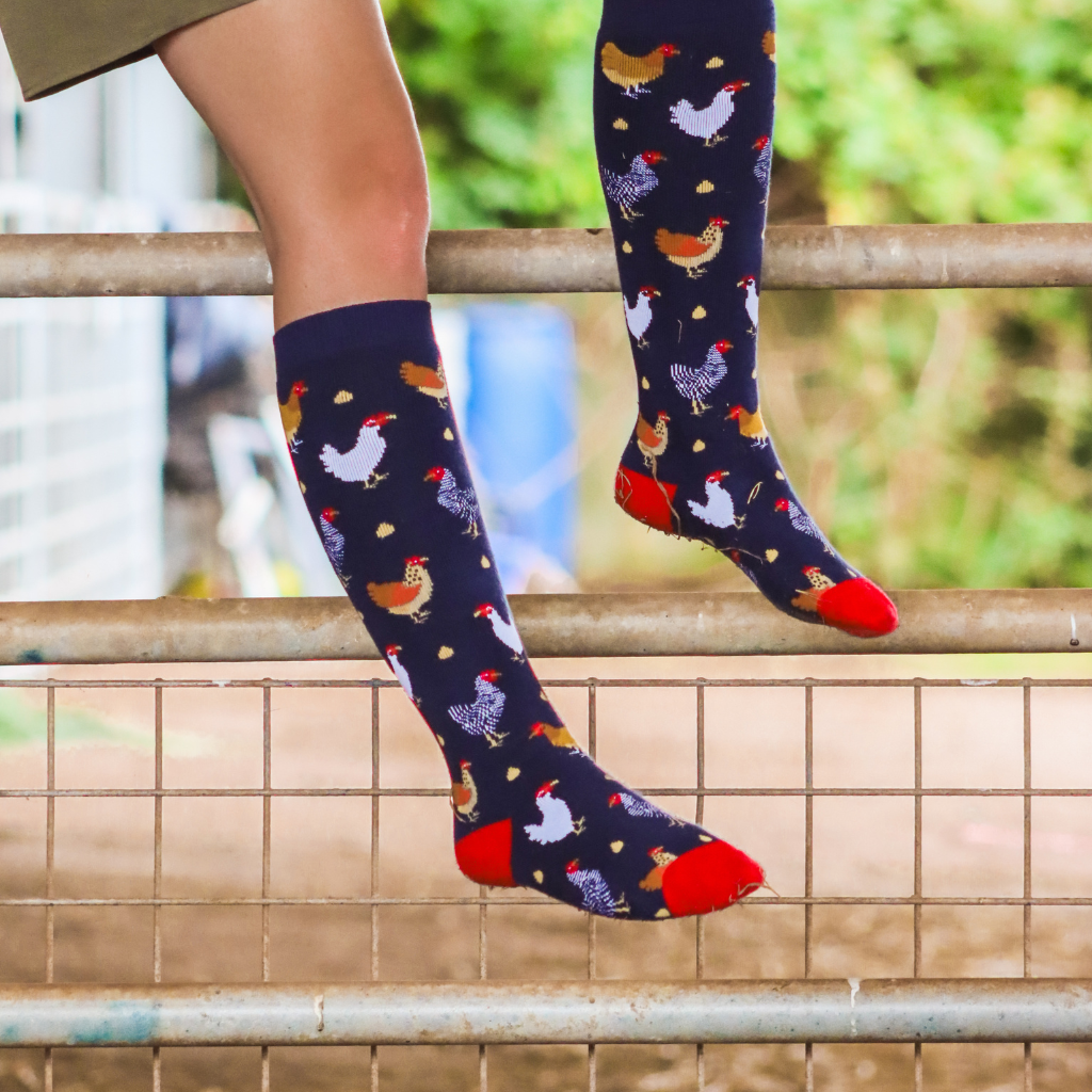 Chicken Welly Socks
