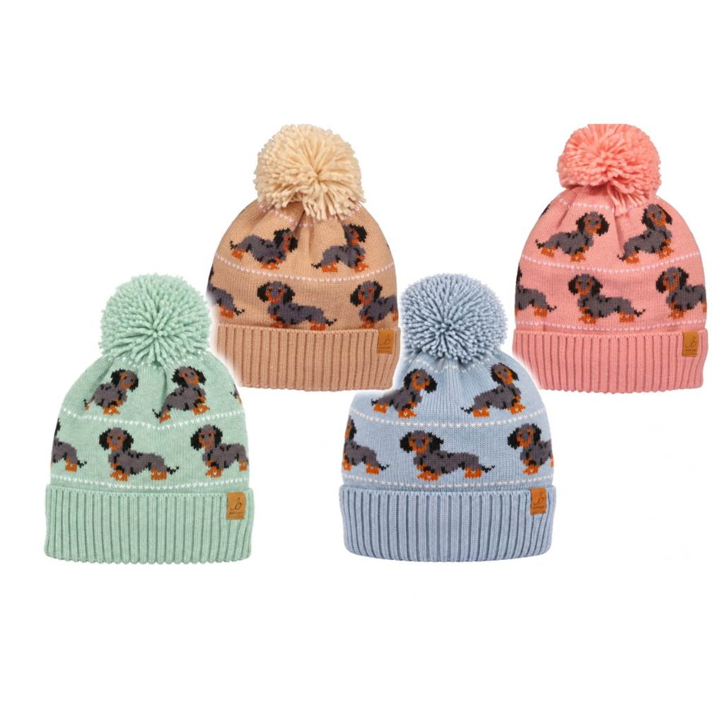 Waterproof Dachshund Bobble Hat
