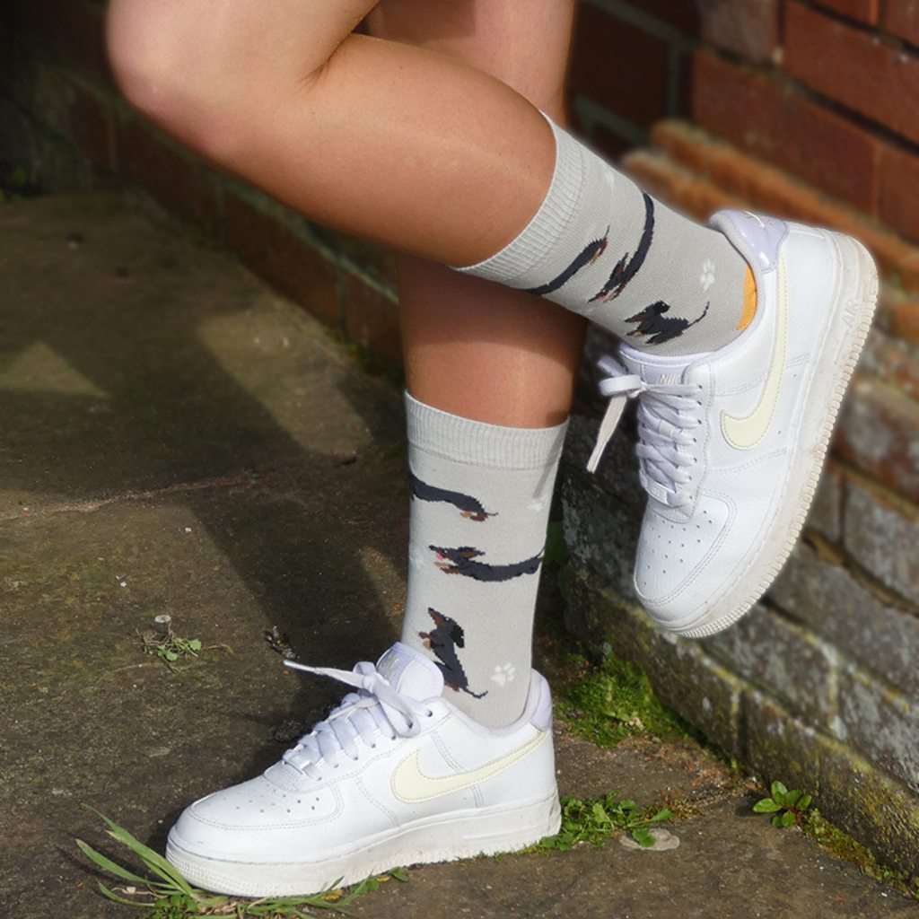 Bamboo Dachshund Socks