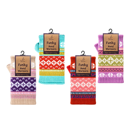 Fleece Lined Nordic Burgundy Hand Warmers