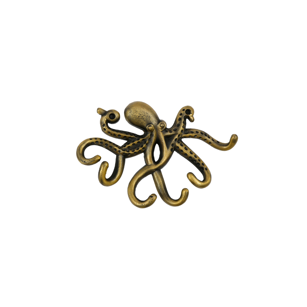 Gold Octopus Hooks