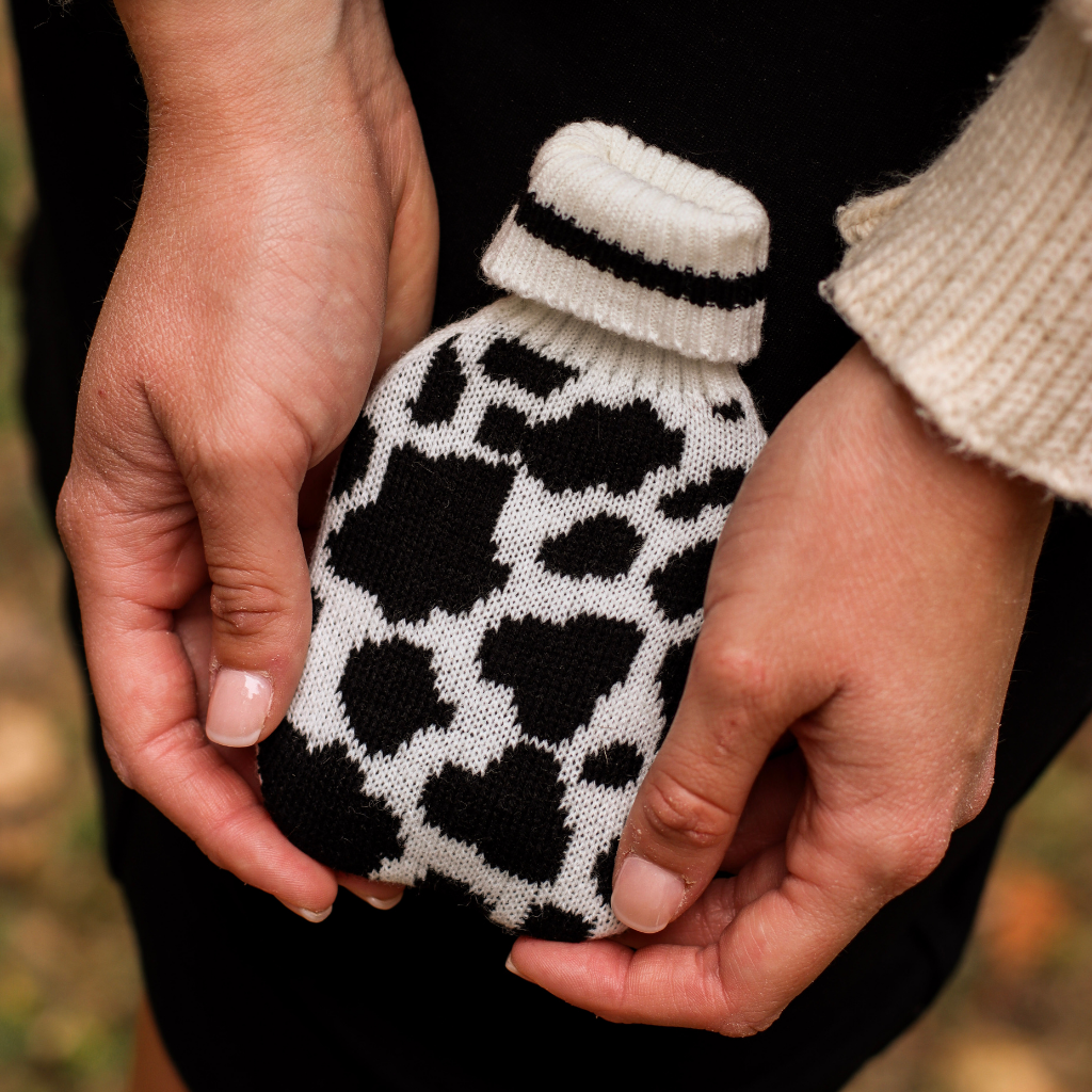 Cow Print Reusable Hand Warmer