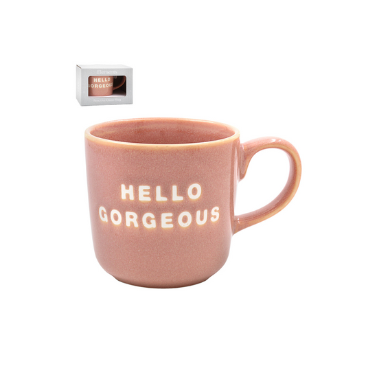 Hello Gorgeous Reactive Glaze Mug