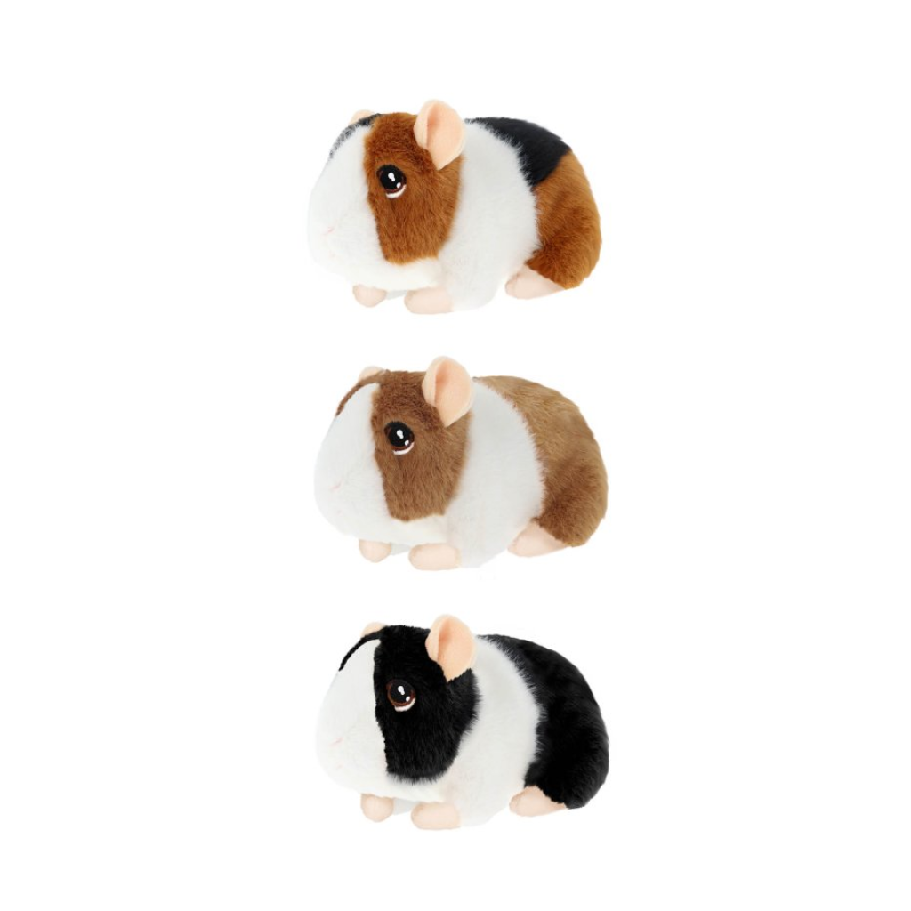 Keeleco 15cm Brown & White Guinea Pig with Sound Soft Toy