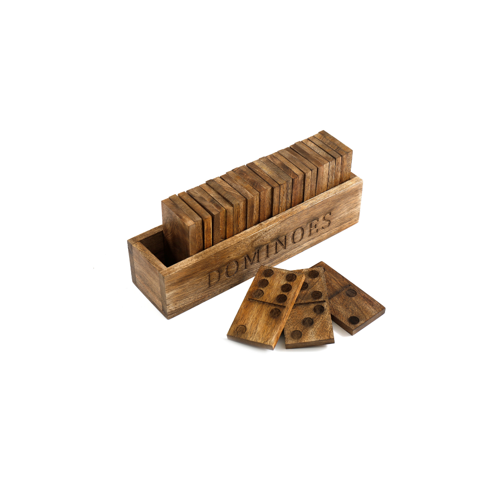 Large Wooden Dominoes Set
