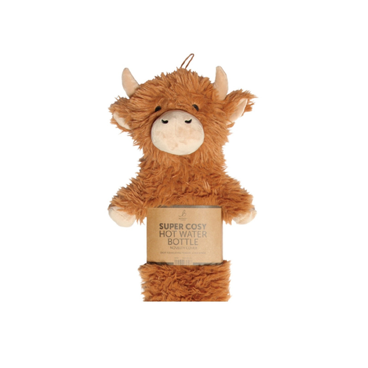 Highland Cow Long Hot Water Bottle