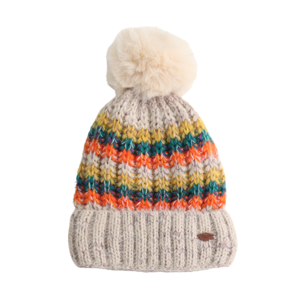 Miss Sparrow Cream Bobble Hat