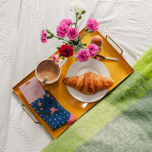 Miss Sparrow Mum Floral Wreath Socks