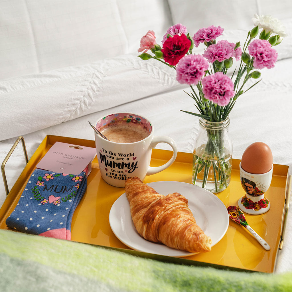 Miss Sparrow Mum Floral Wreath Socks