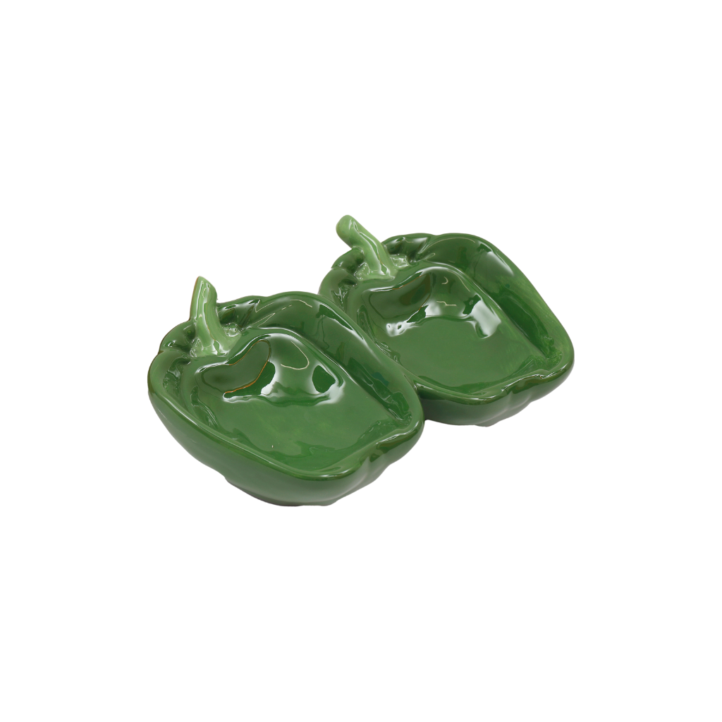 22cm Double Green Pepper Plate