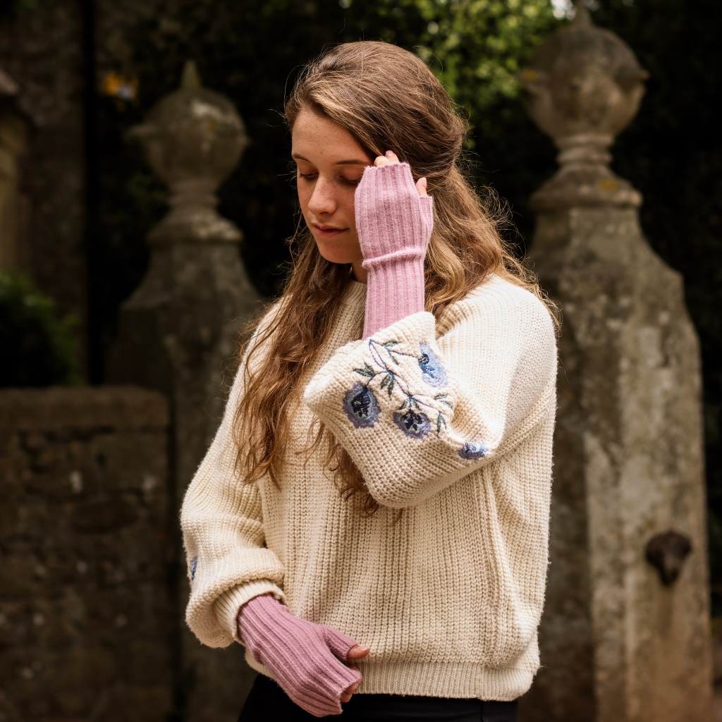 Rib Knit Wrist Warmers