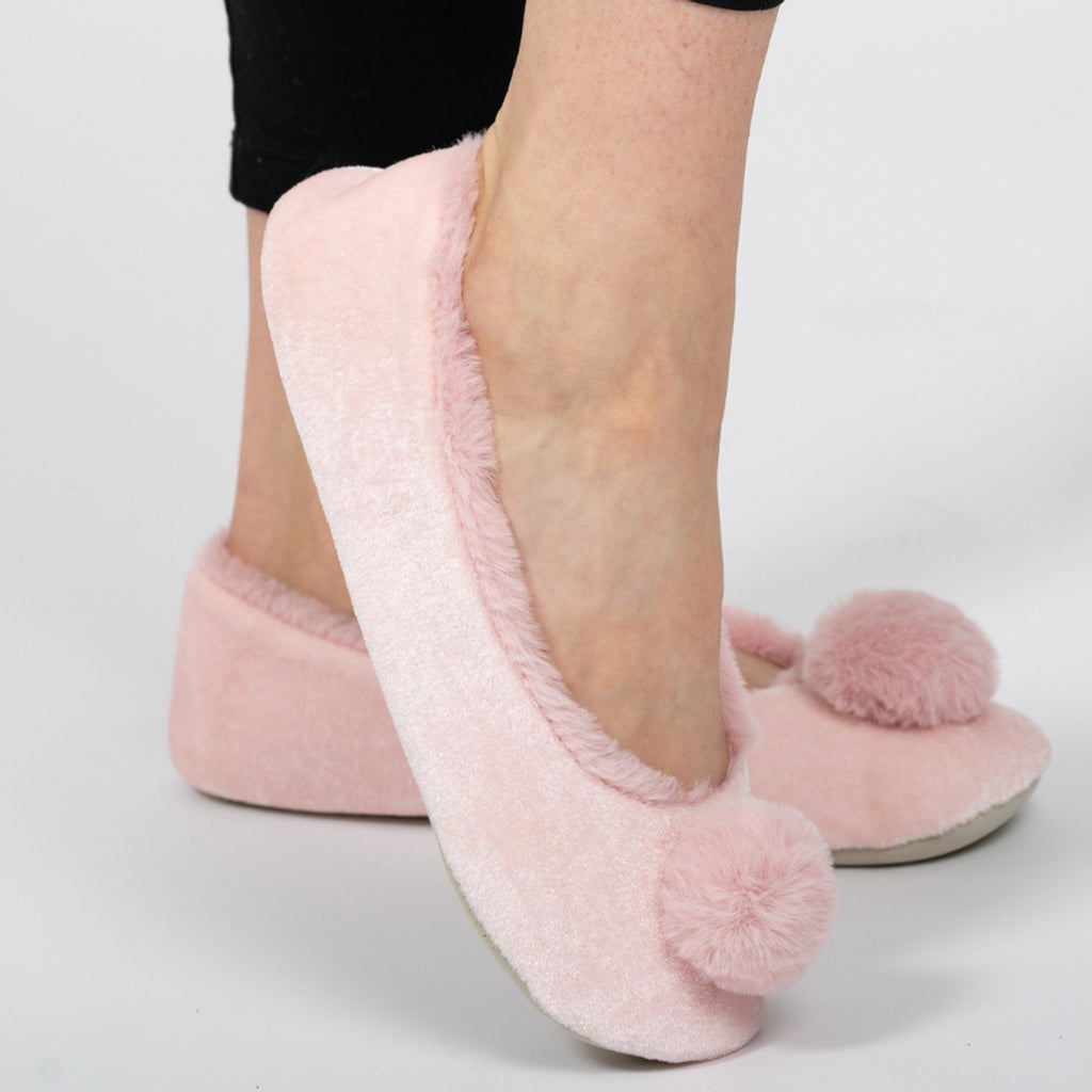 Miss Sparrow Pink Ballet Slippers