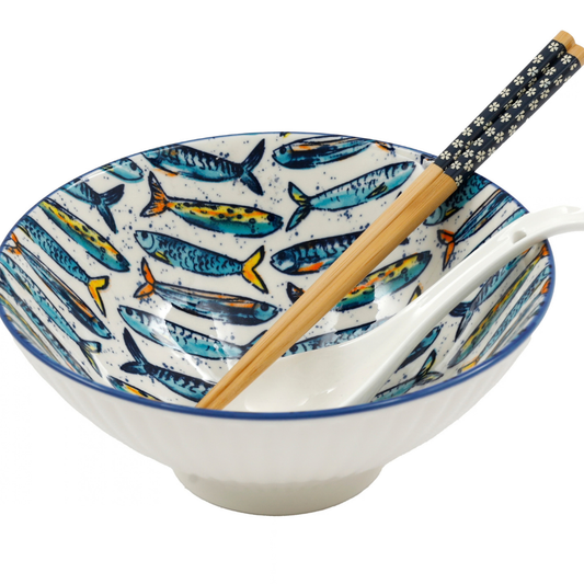 Sardines Ramen Bowl Set