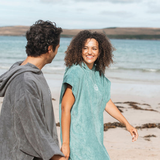 Robie Oil Blue Hooded Changing Robe (Adult)