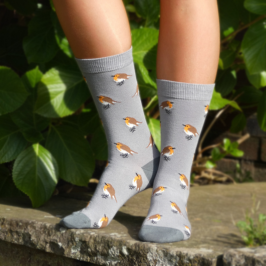 Bamboo Robins Socks