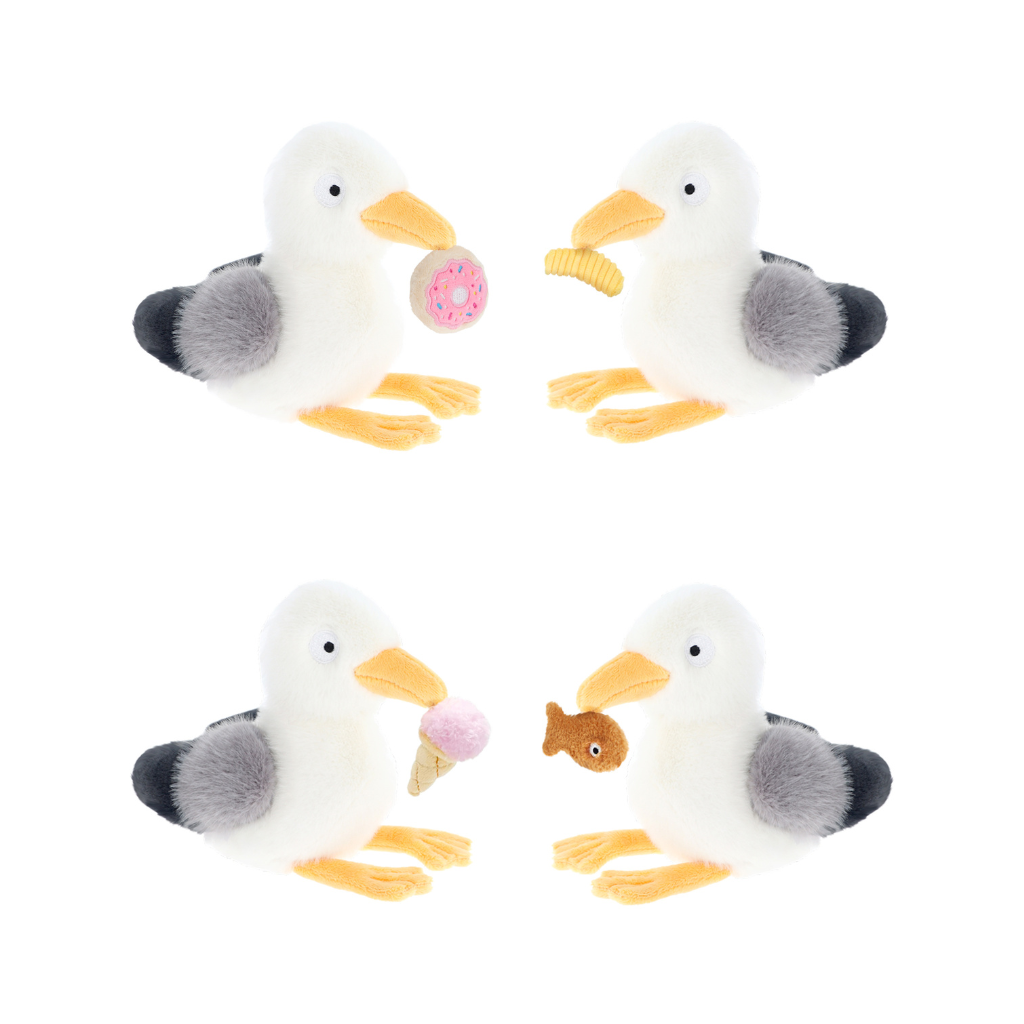 Keeleco 14cm Snackies Seagull with Doughnut