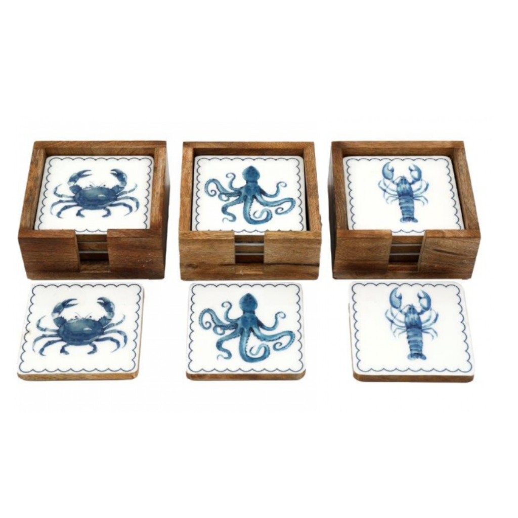 Sealife Coasters (Set of 4)