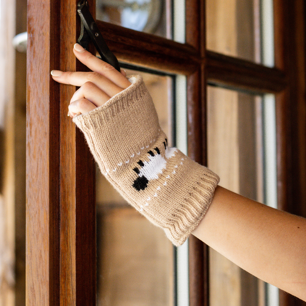 Fleece Lined Sheep Hand Warmers