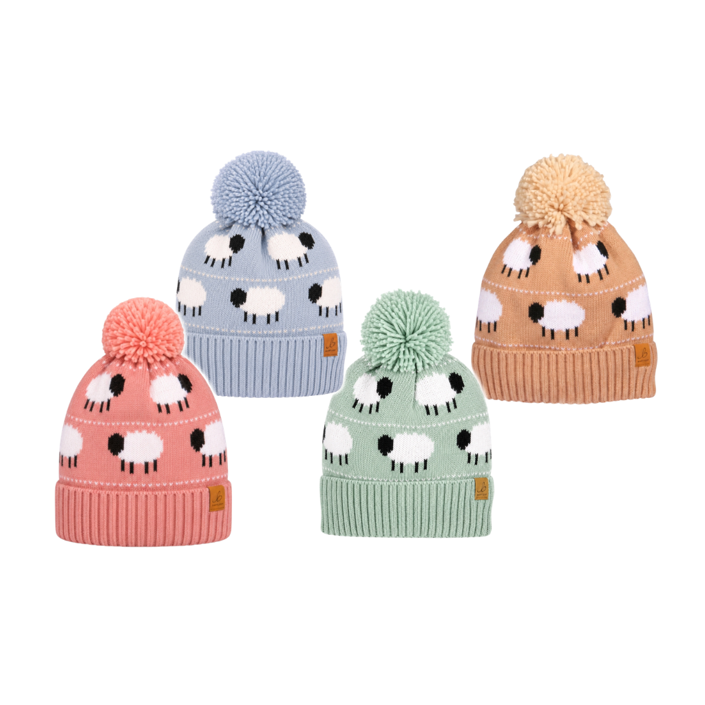Waterproof Sheep Bobble Hat
