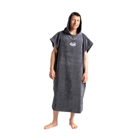 Robie Steel Grey Hooded Changing Robe (Adult)