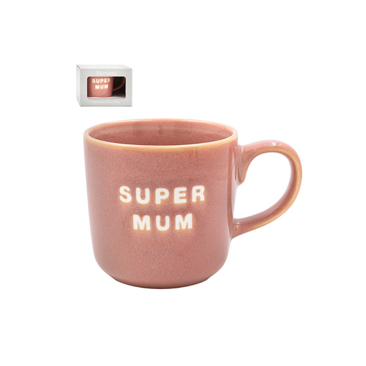 Super Mum Reactive Glaze Mug