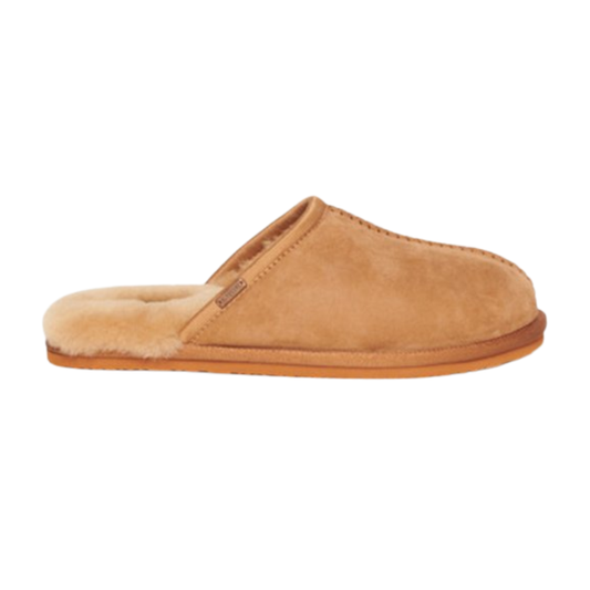 Superdry Tan Suede Mule Slippers