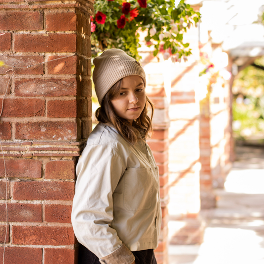 Chunky Rib Knit Waterproof Beanie