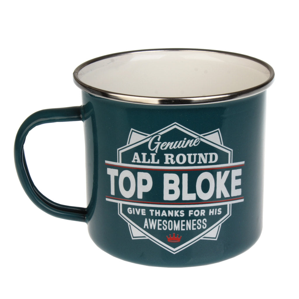 Enamel Top Bloke Mug
