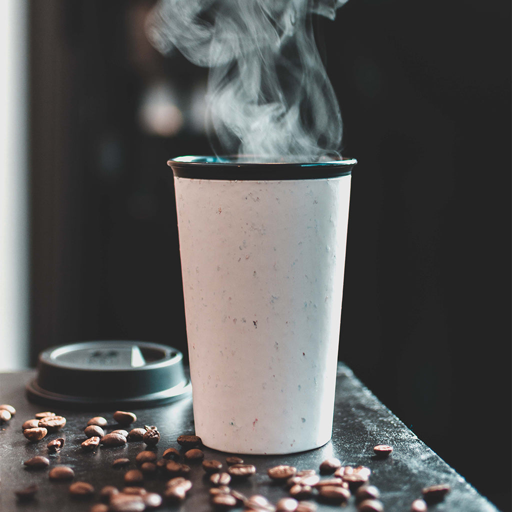 Circular & Co Now Cream & Black Coffee Cup (12oz)