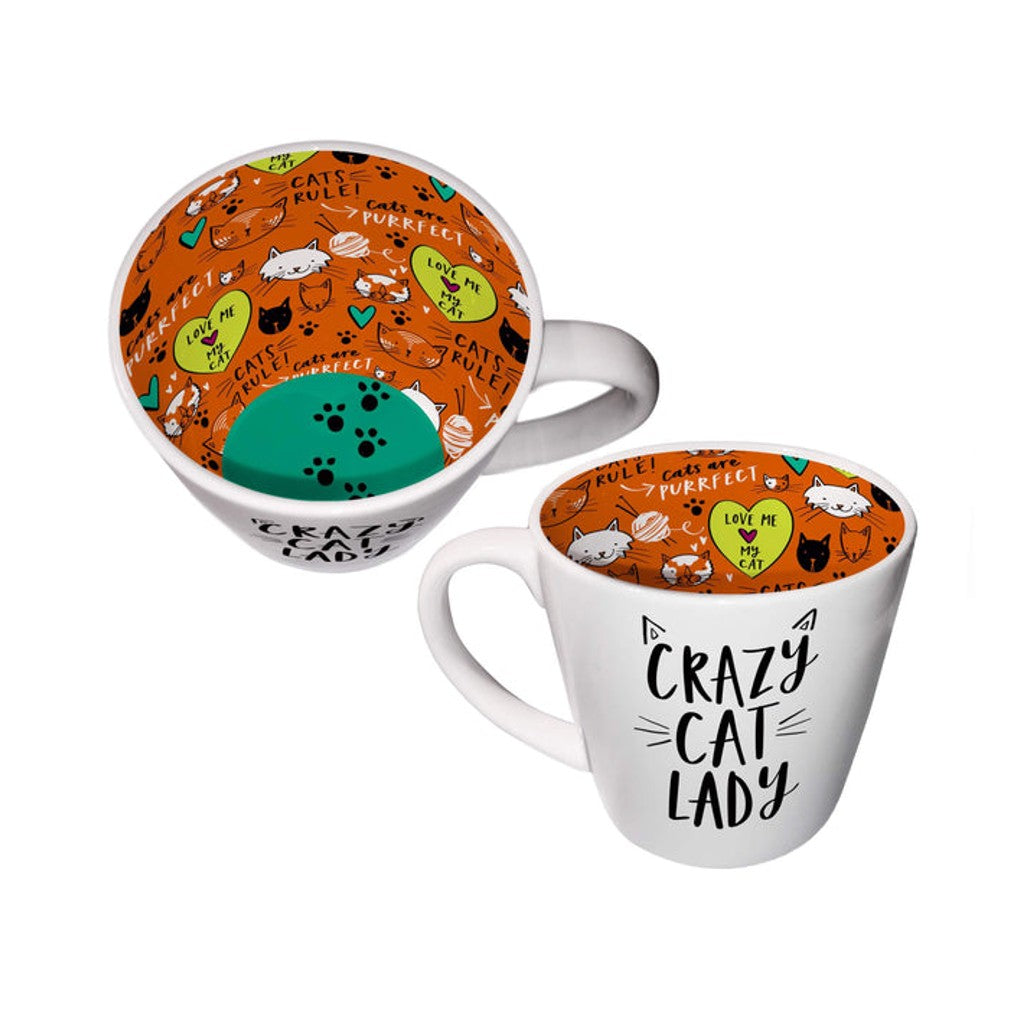 Crazy Cat Lady Inside Out Mug