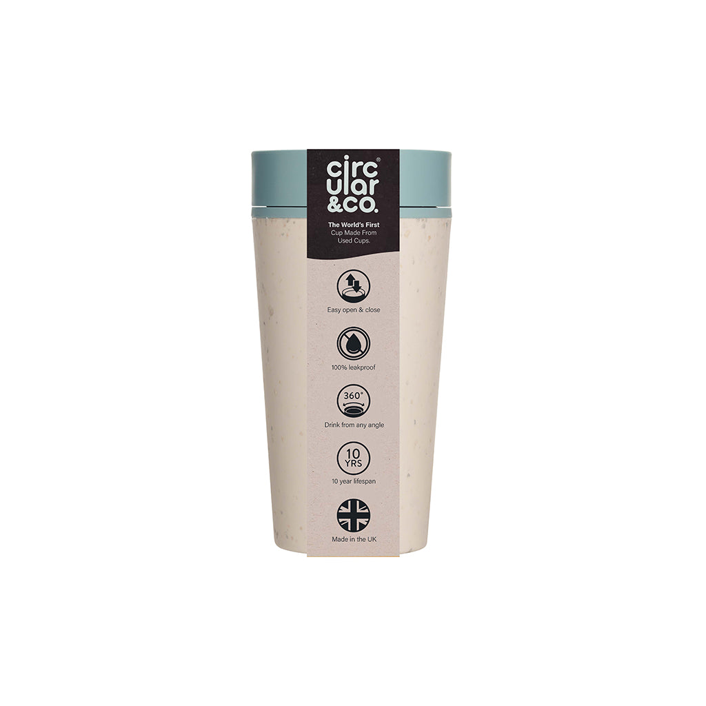 Circular & Co Circular Cream & Blue Coffee Cup (12oz)
