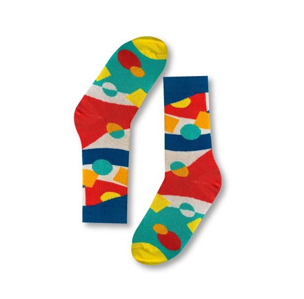Urban Eccentric Funky Box Of Socks (3 Pairs)