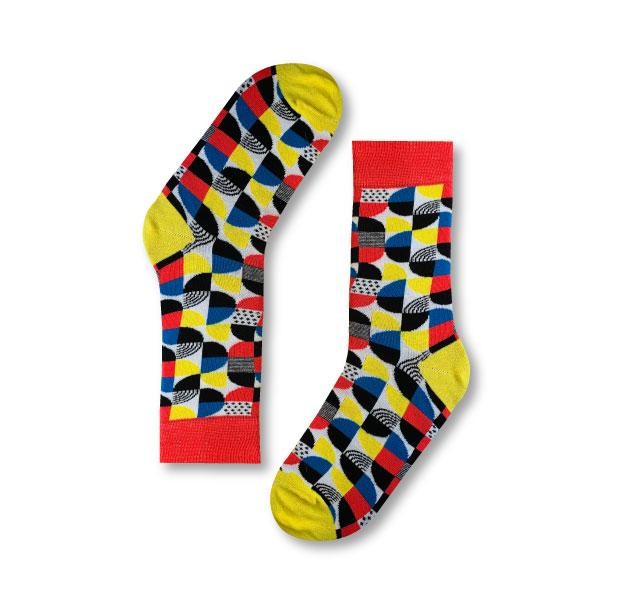 Urban Eccentric Funky Box Of Socks (3 Pairs)