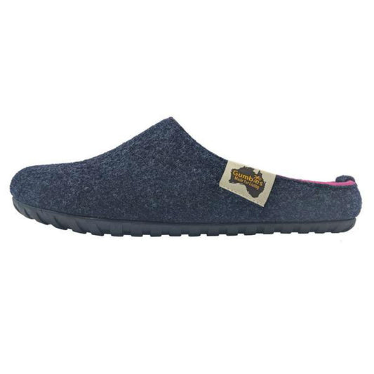 Gumbies Outback Navy & Pink Slippers
