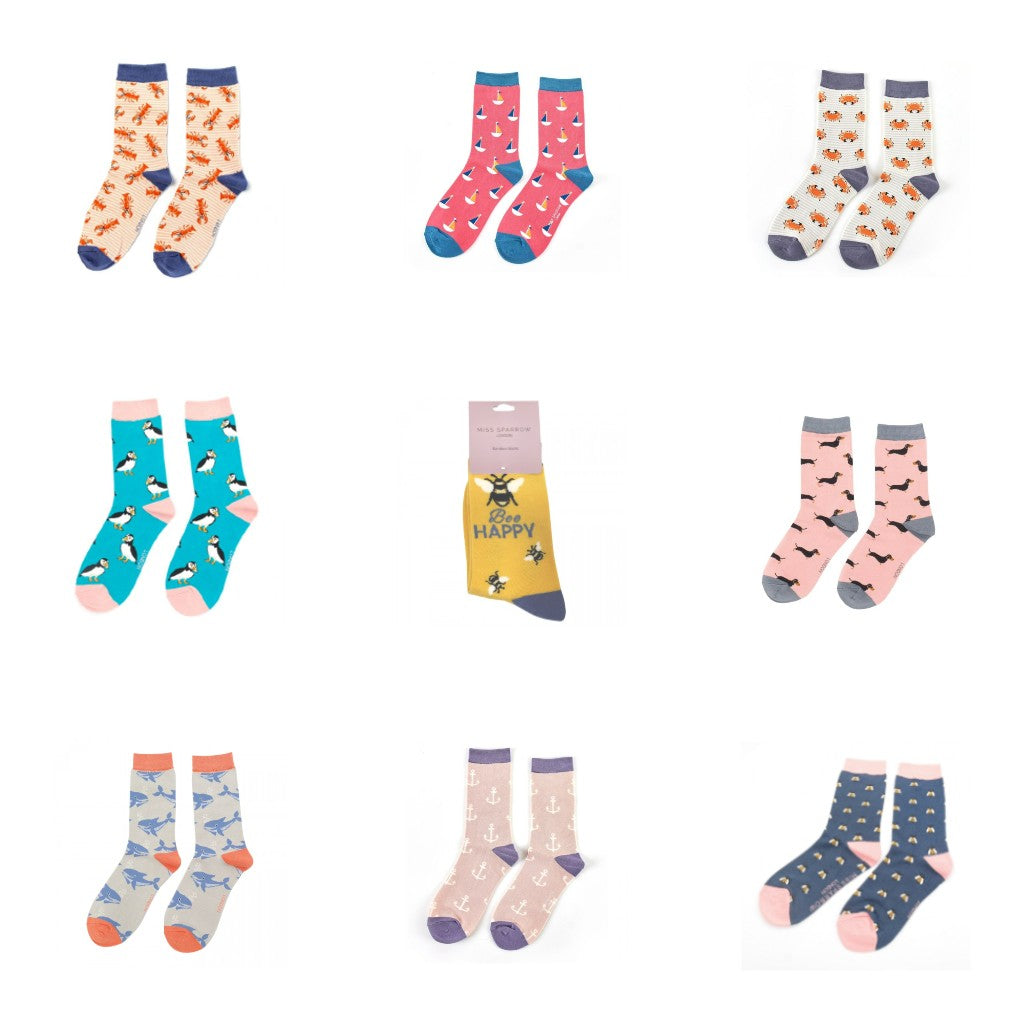 Miss Sparrow Sock Gift Subscription (12 Month Subscription For Her)