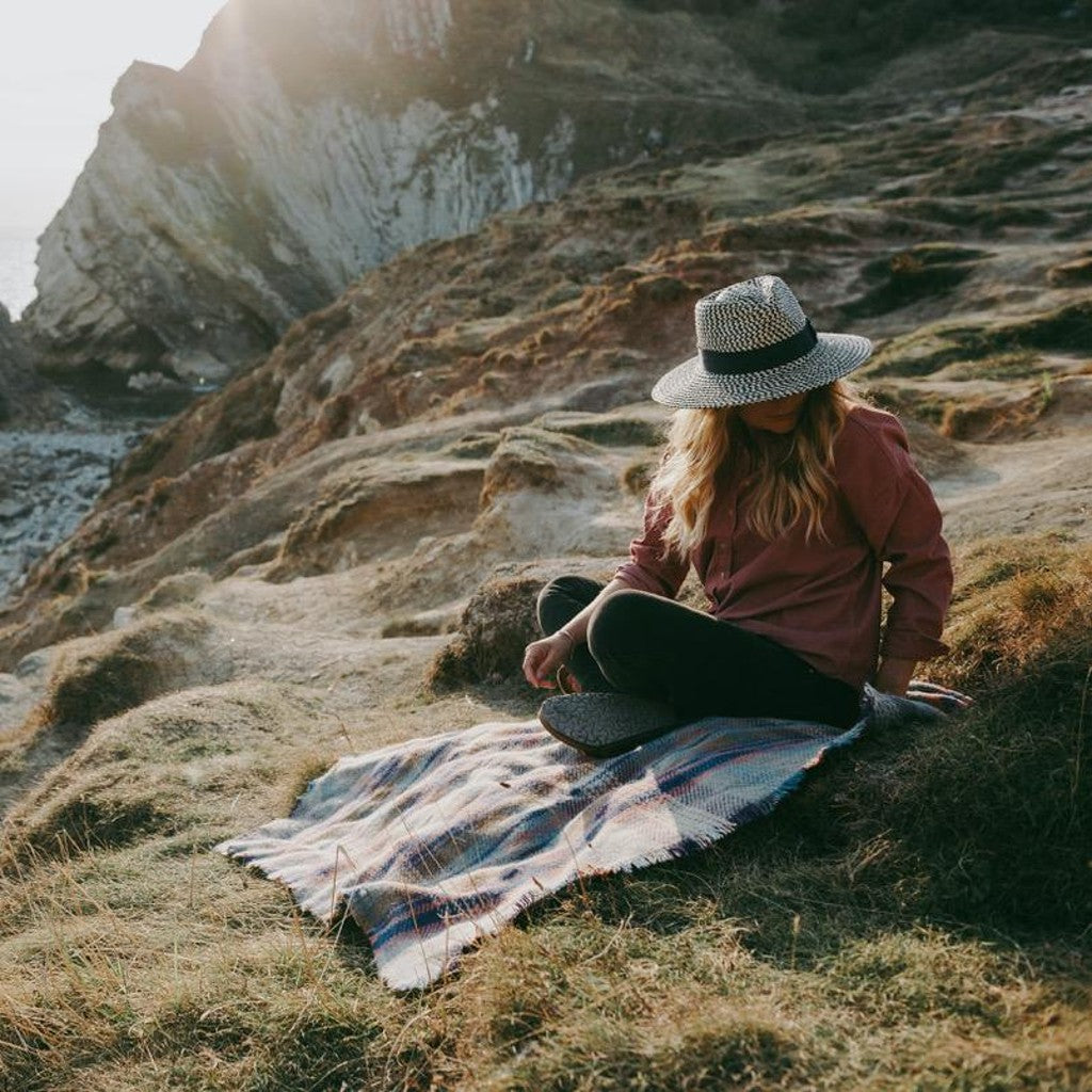 Atlantic Blankets Assorted Recycled Wool Picnic Rug