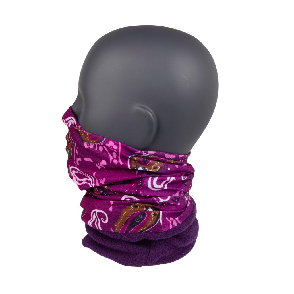 Purple Paisley Neck Warmer