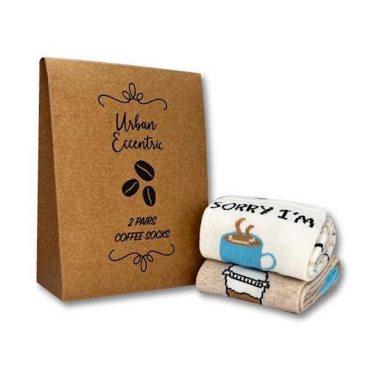Urban Eccentric Coffee Lovers Socks (2 Pairs)