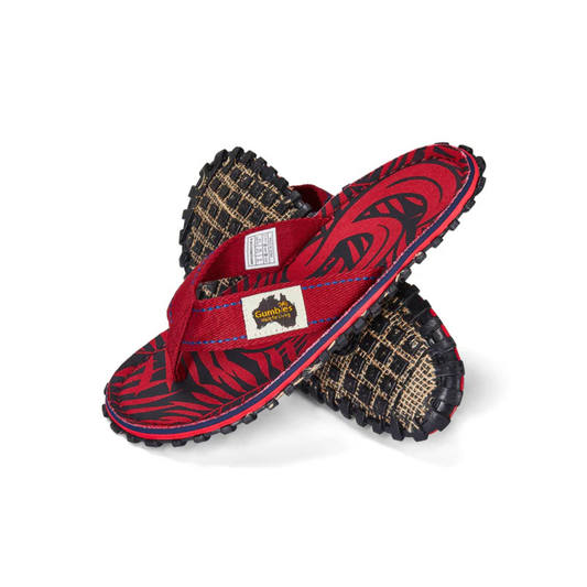 Gumbies Islander Red G Flip Flops